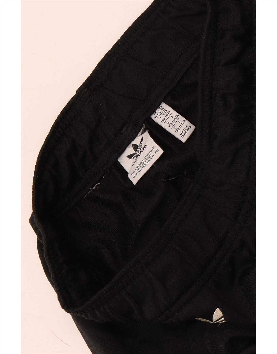 Adidas meninos calças de treino joggers 11-12 anos médio preto