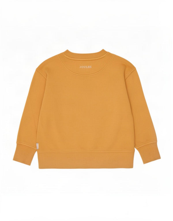 Joules Meninos Moletom Gráfico Jumper 2-3 Anos Algodão Amarelo