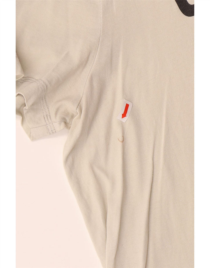 Camiseta G-STAR masculina gráfica grande algodão branco