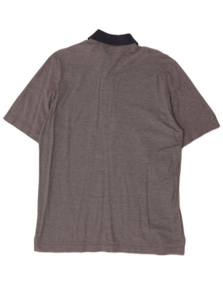 Camisa polo masculina PAUL & SHARK cinza médio
