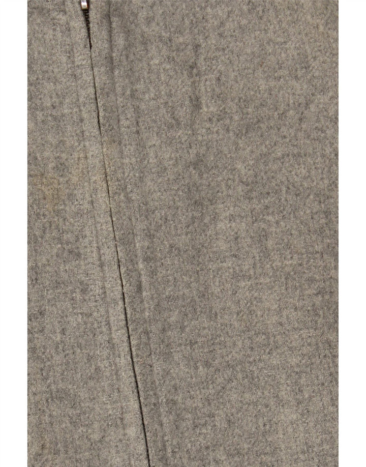 Jaqueta bomber feminina com capuz MASSIMO DUTTI Reino Unido 16 grande cinza