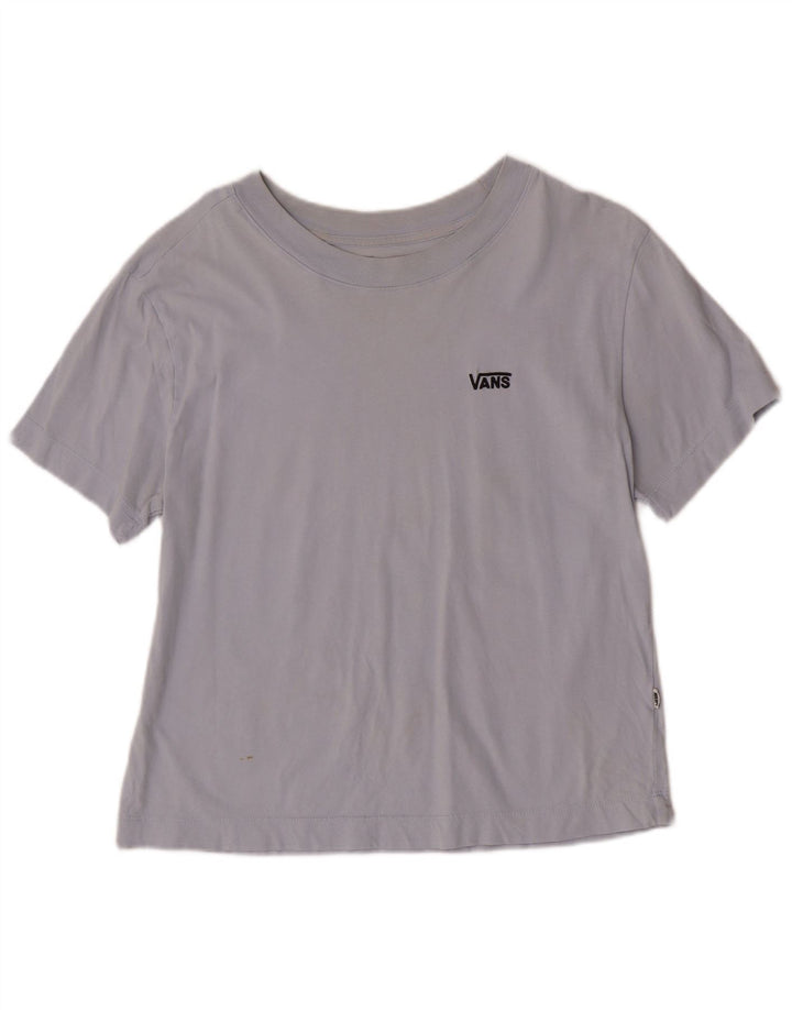 Camiseta feminina Vans manga curta regular gráfica UK 14 grande azul