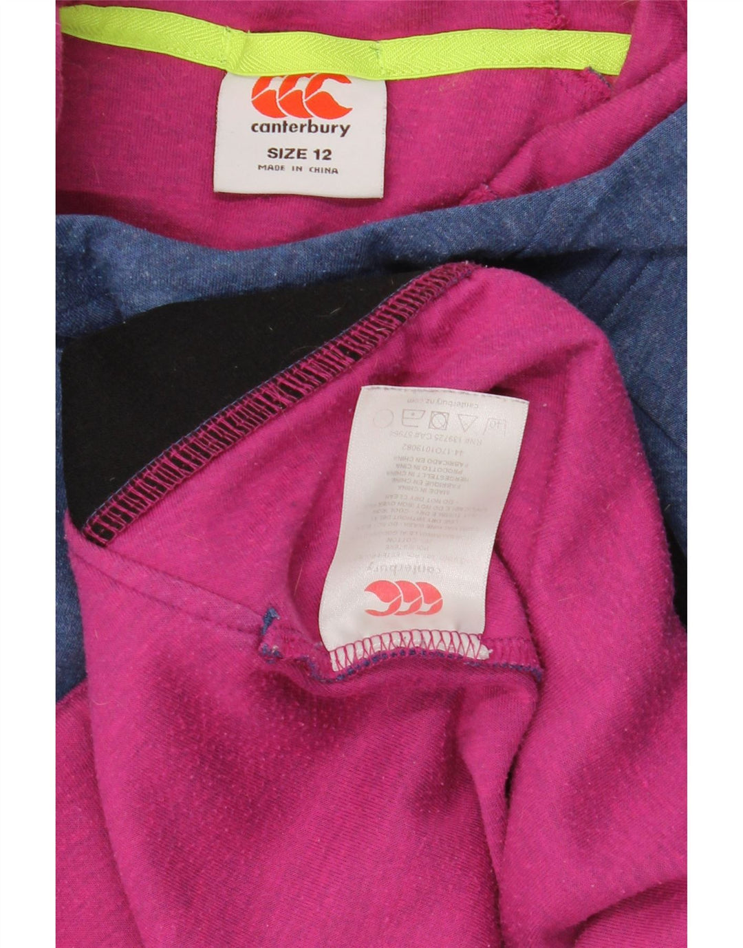CANTERBURY Boys Hoodie Jumper 11-12 Years Blue Cotton Vintage Canterbury and Second-Hand Canterbury from Messina Hembry 