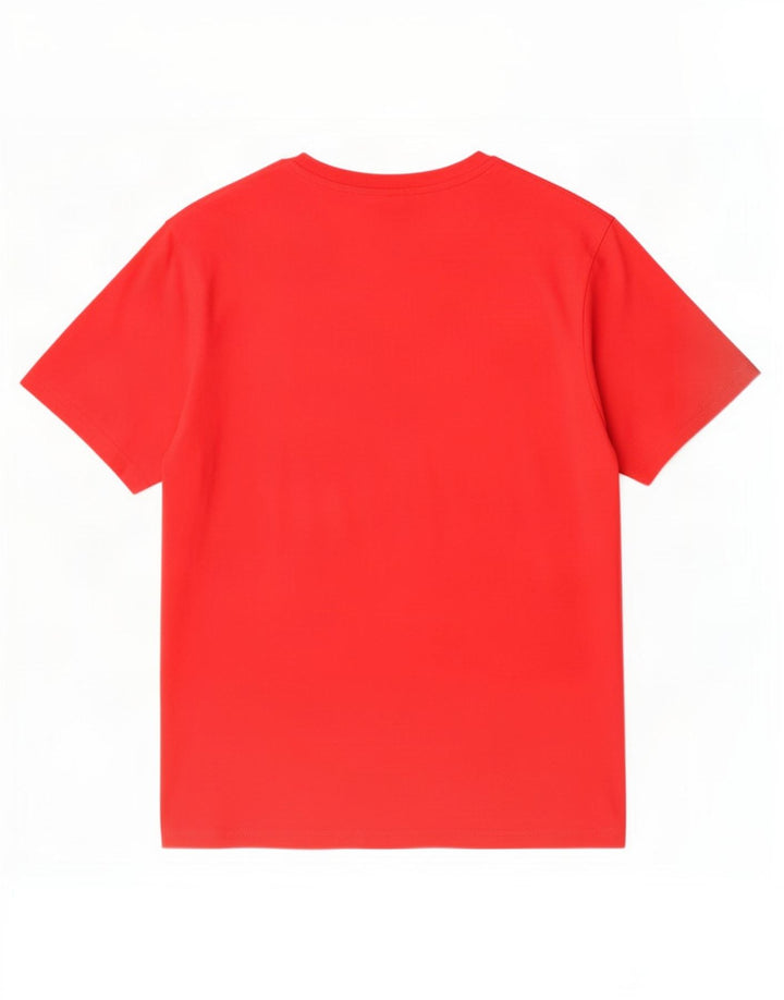 Camiseta gráfica masculina North Sails Top médio algodão vermelho