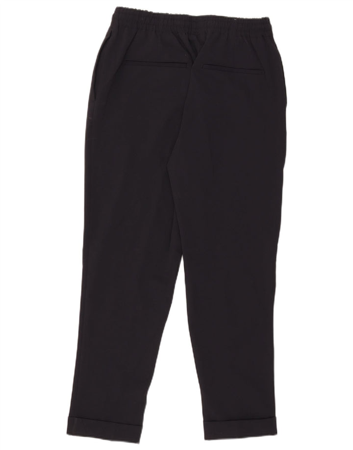 Zara Calça de treino masculina Joggers médio azul marinho poliéster
