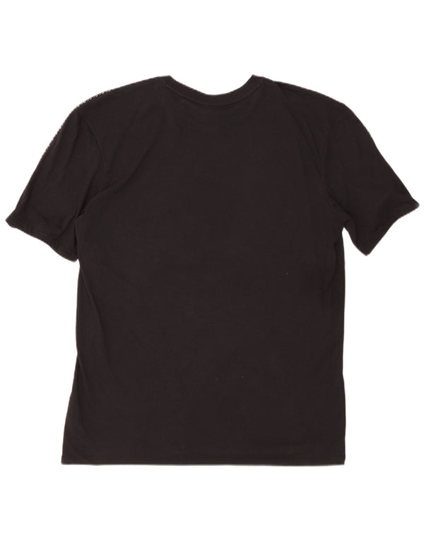 Camiseta masculina NIKE Standard Fit Top grande de algodão preto