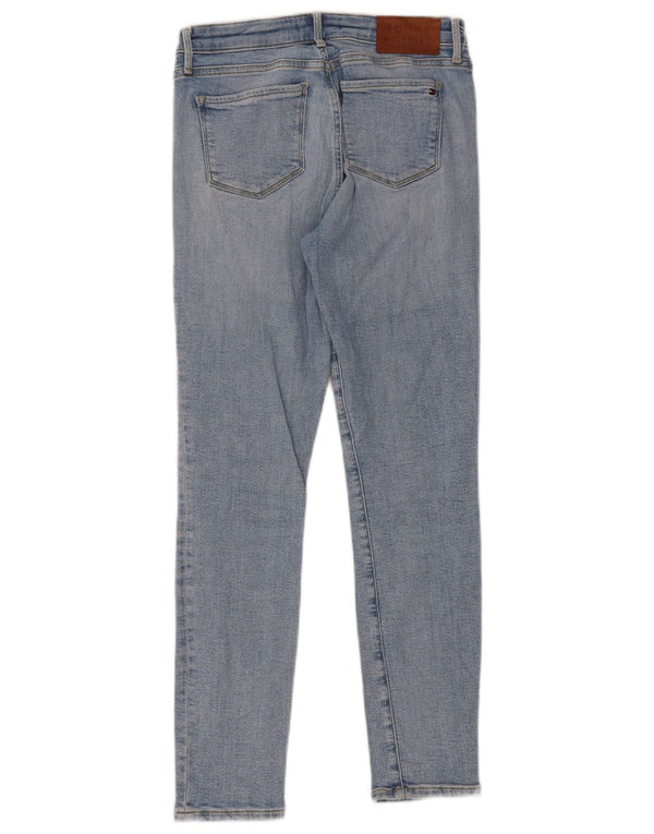 Jeans Tommy Hilfiger feminino desgastado slim W28 L27 algodão azul