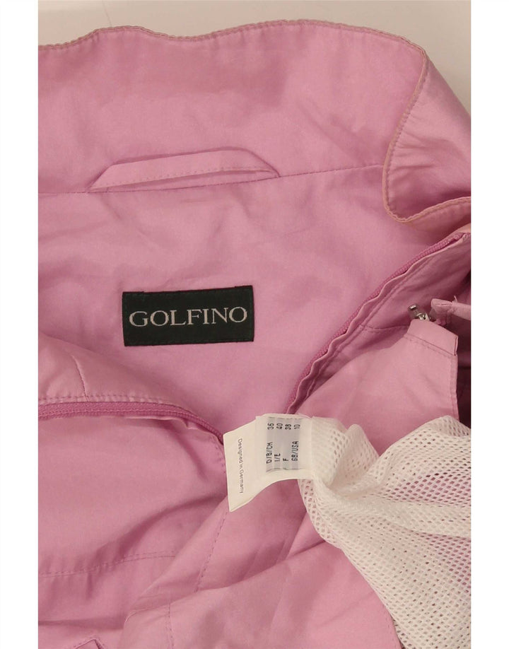 Colete feminino Golfino UK 10 pequeno rosa