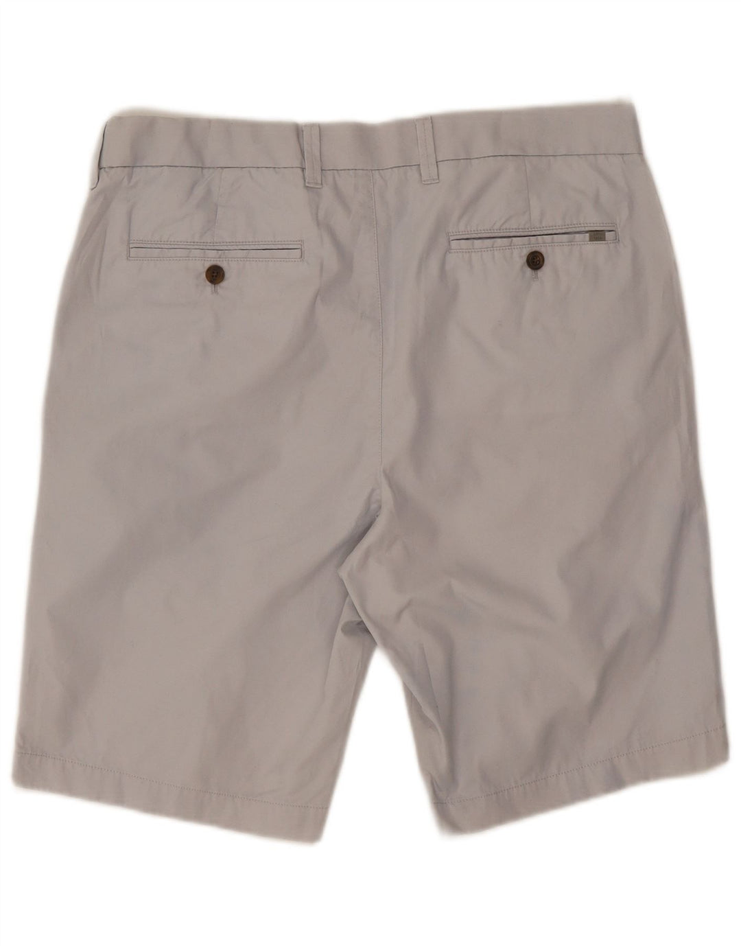 Shorts chino masculino Marks & Spencer W34 grande algodão cinza