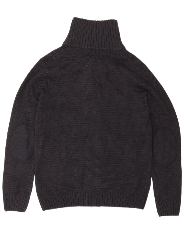 Suéter cardigã masculino PIERRE CARDIN grande acrílico azul marinho