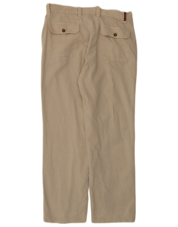 Calça Chino Regular Masculina Carrera IT 52 XL W36 L30 Algodão Bege