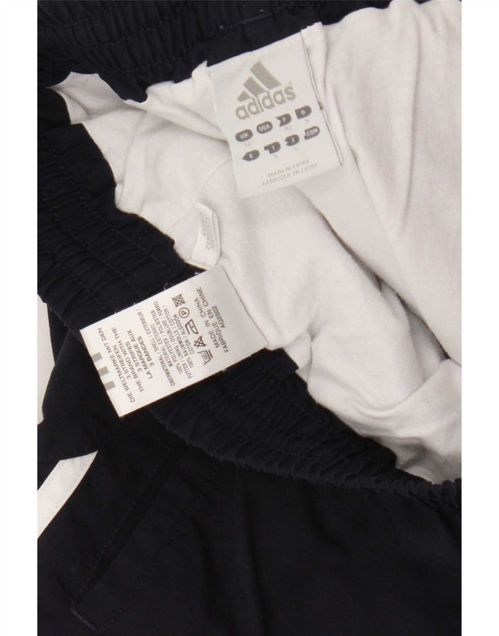 Shorts esportivos masculinos Adidas médio preto poliéster