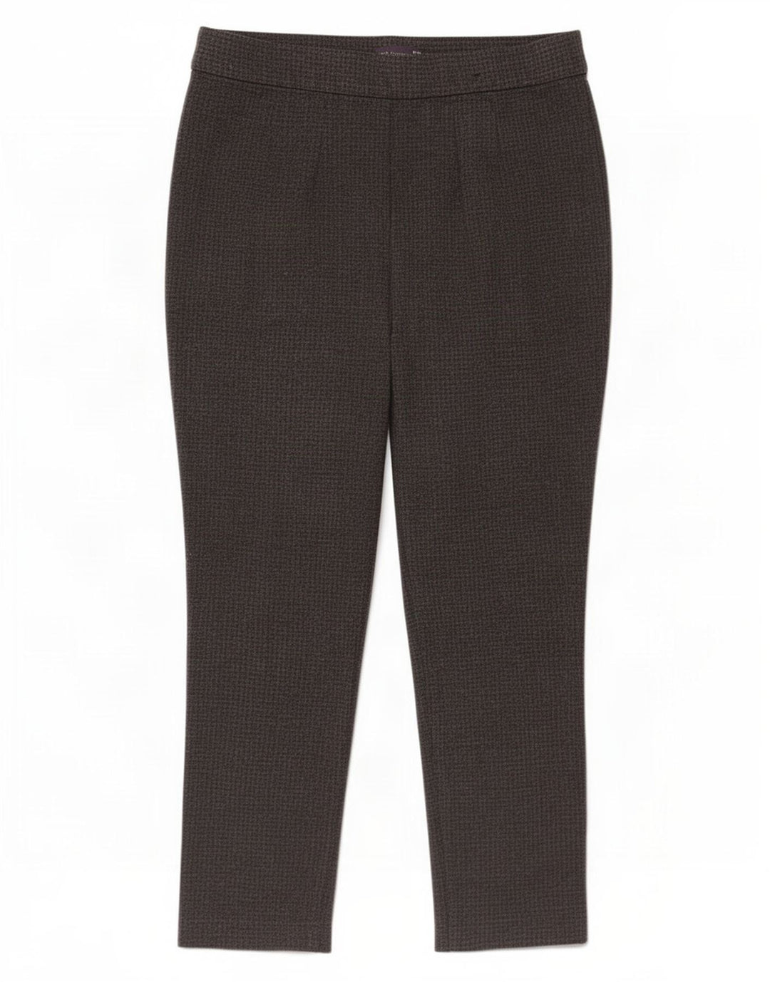 Calças Slim Femininas Marks & Spencer Reino Unido 16 Grande W32 L27 Cinza Houndstooth