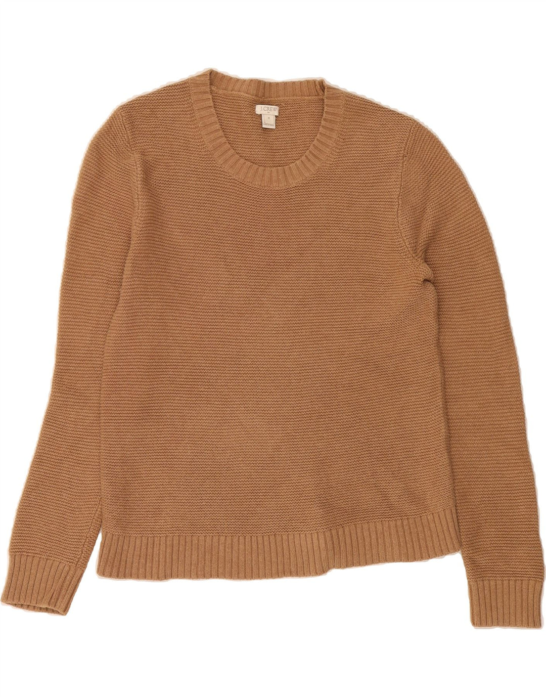J. CREW Mens Crew Neck Jumper Sweater Medium Brown Vintage J. Crew and Second-Hand J. Crew from Messina Hembry 