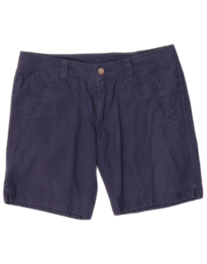 Shorts Chino feminino Champion de cintura baixa médio W30 azul marinho