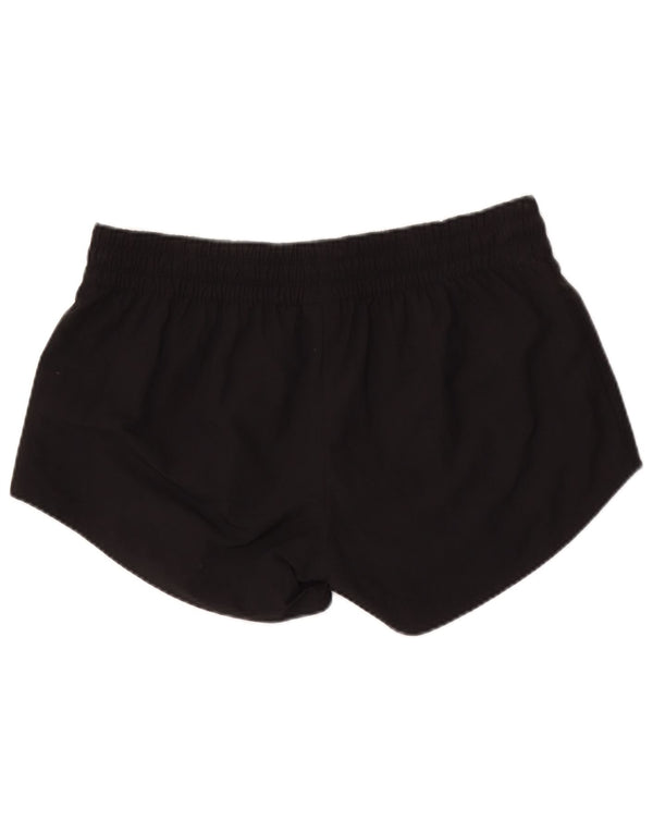 Shorts esportivo feminino Reebok UK 16 grande preto nylon
