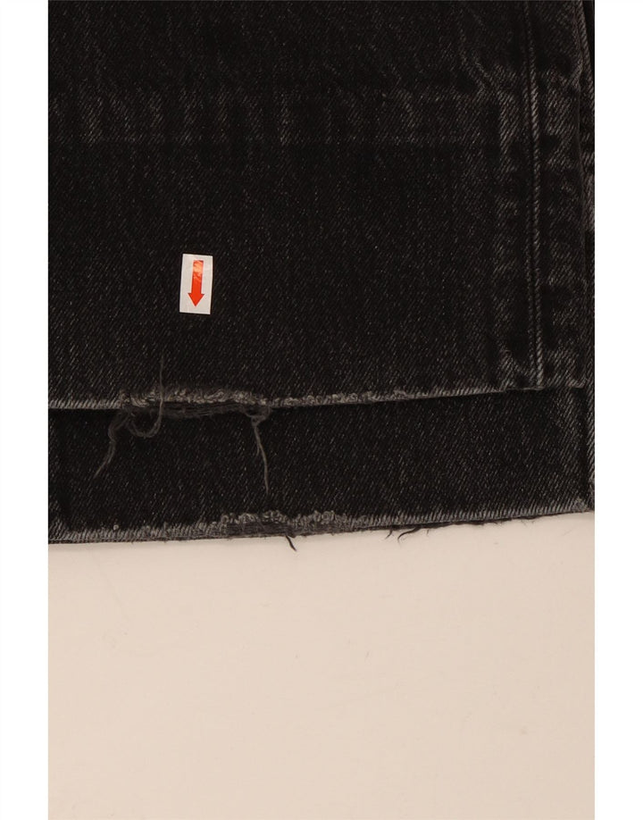 LEVI'S Masculino 501 Straight Jeans W33 L31 Algodão Cinza