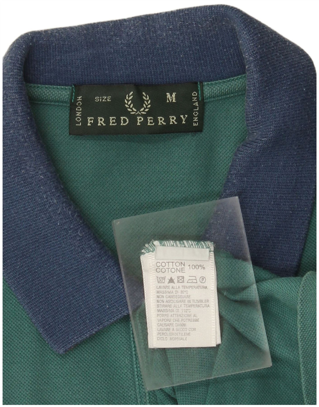Camisa polo masculina Fred Perry verde médio