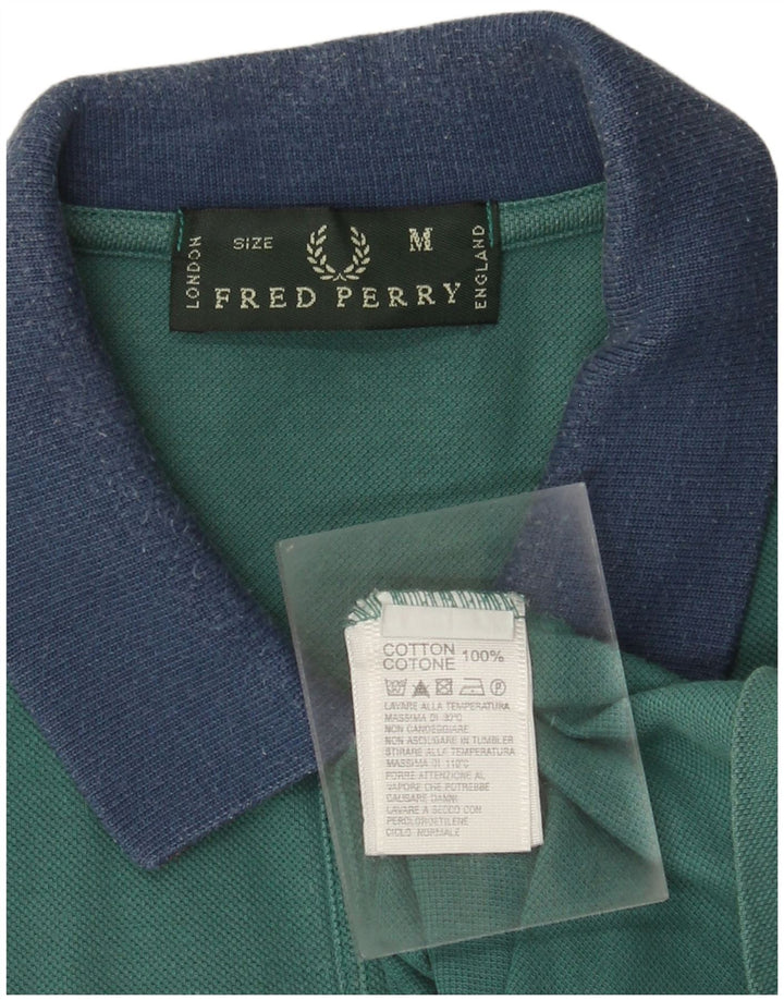 Camisa polo masculina Fred Perry verde médio