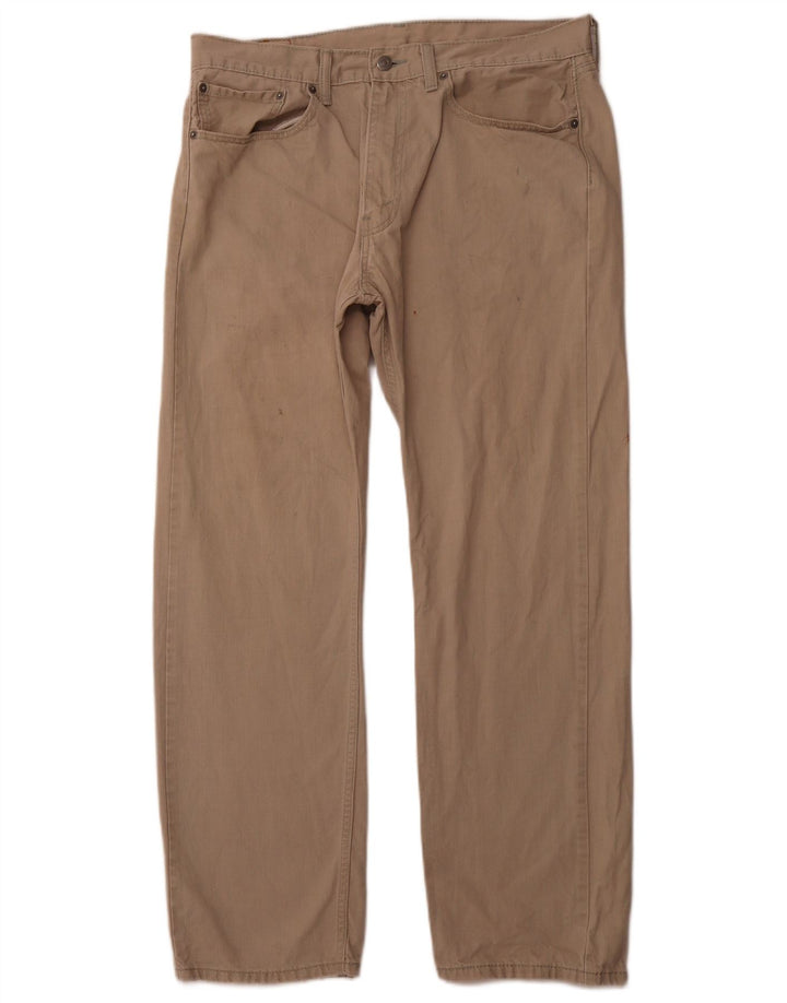 LEVI'S Masculino 501 Straight Jeans W36 L30 Algodão Bege