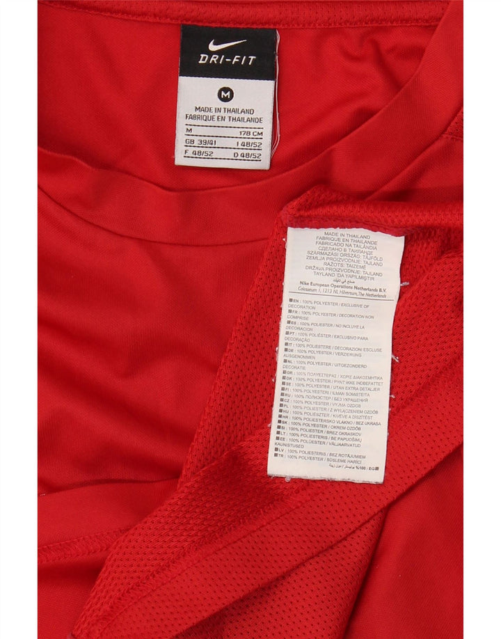 Camiseta Nike Masculina Dri Fit Top UK 39/41 Médio Vermelho Poliéster