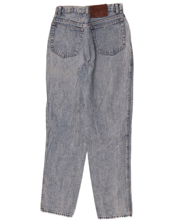 Wild Jeans feminino cintura alta cônico jeans IT 50 XL W36 L32 algodão azul