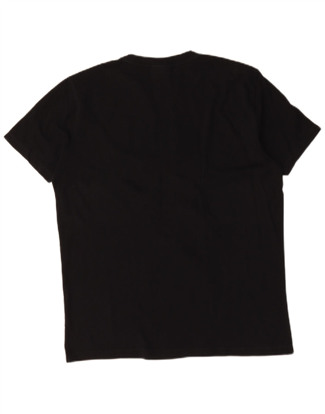 Camiseta gráfica masculina Hugo Boss grande bloco colorido preto
