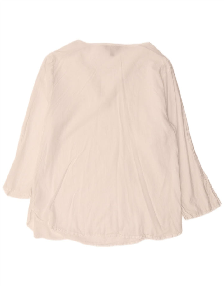 Pulôver feminino Mountain Warehouse UK 18 XL algodão branco