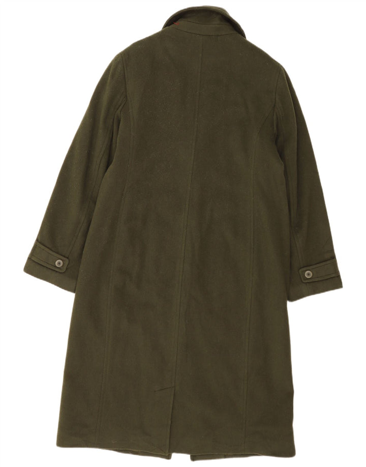 Sobretudo feminino L.L.Bean US 14 XL cáqui lã de cordeiro