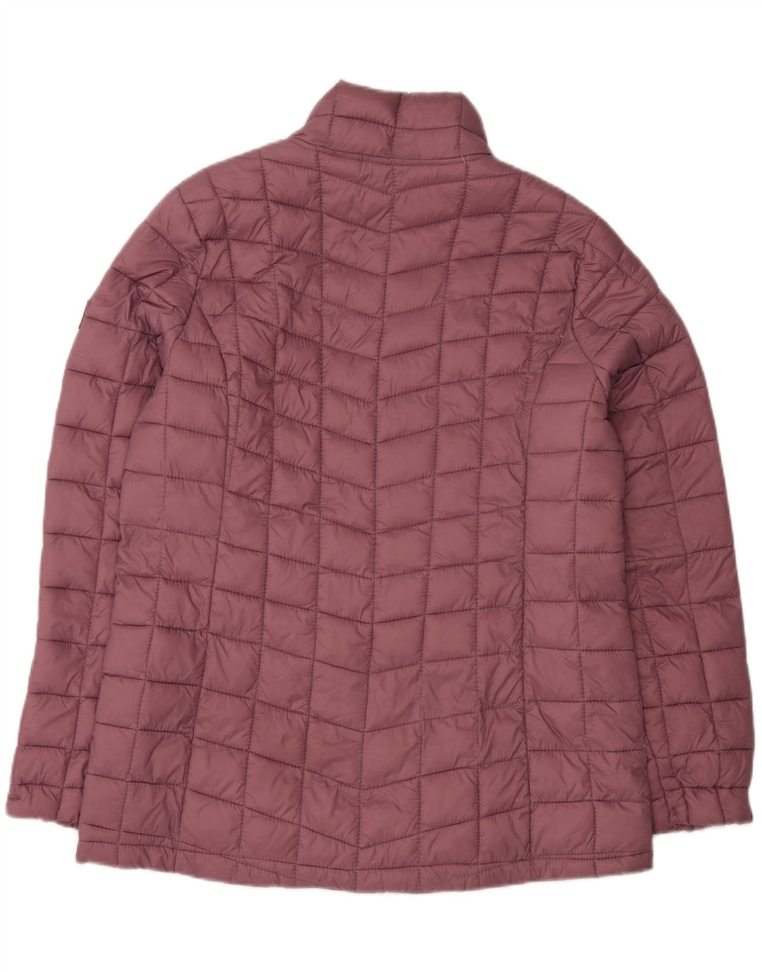 Jaqueta acolchoada feminina Reebok UK 14 poliéster marrom médio
