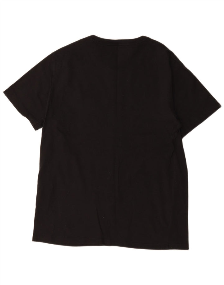Camiseta masculina padrão Levi's Top médio algodão preto