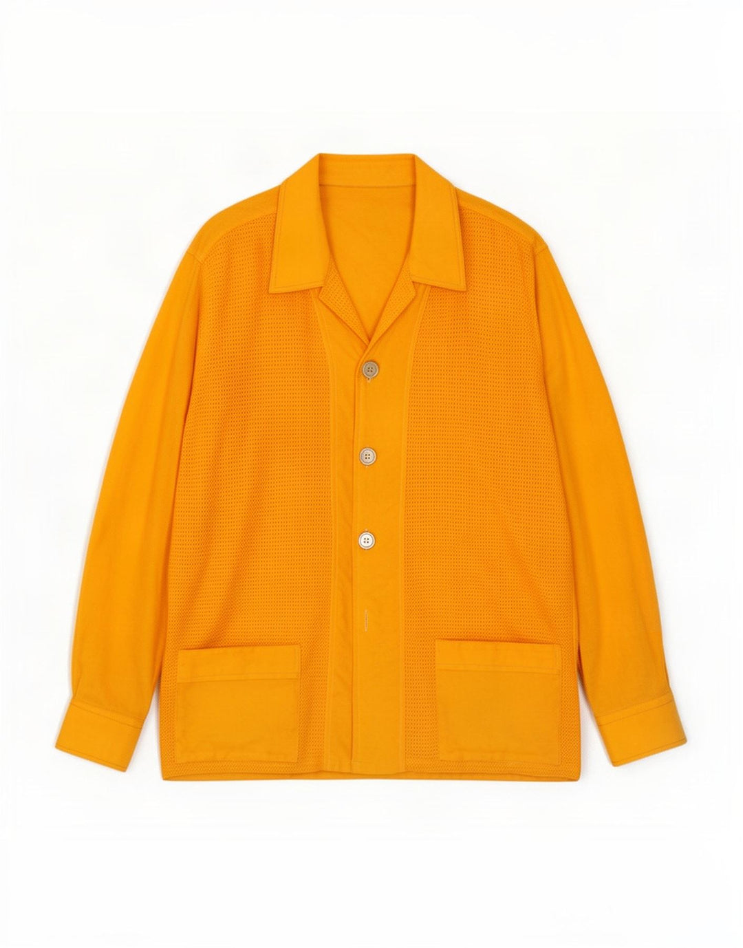 Camisa masculina vintage tamanho 38 15 amarelo médio