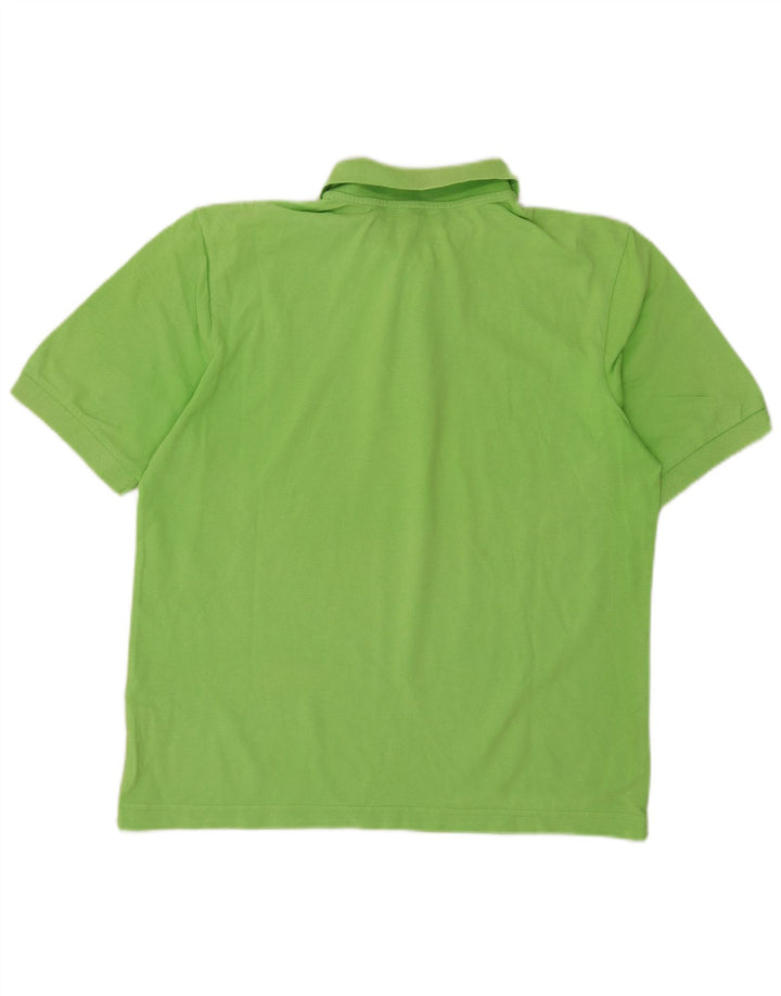 Camisa polo masculina Kappa grande algodão verde