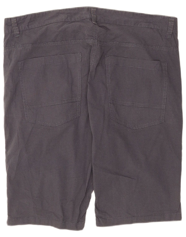 Tom Tailor Mens Jim Slim Fit Chino Shorts W36 Grande Azul Marinho Xadrez Algodão