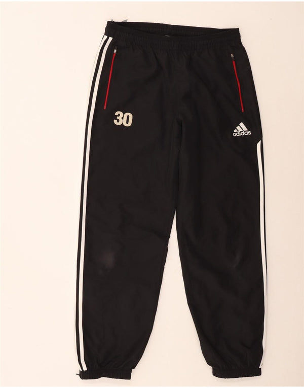 Adidas Mens Graphic Calças de treino Joggers UK 42/44 Grande Preto