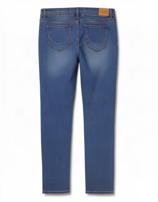 Superdry Womens Imogen Slim Jeans W32 L30 Azul Algodão