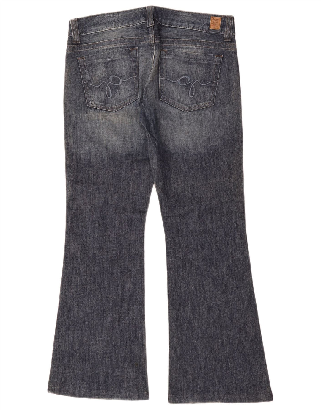 Guess Calça jeans feminina larga W30 L29 algodão azul