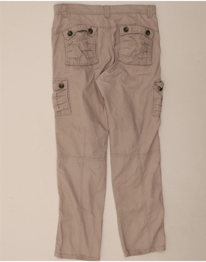 Calça cargo reta masculina Gap W34 L31 bege