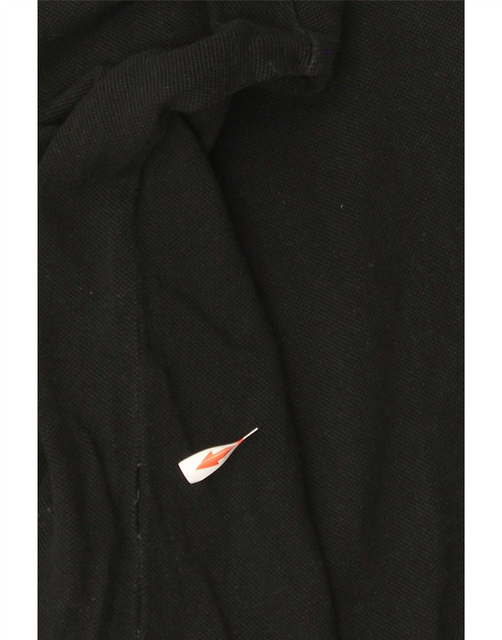 Camisa polo masculina de manga comprida Lacoste tamanho 3 pequena preta