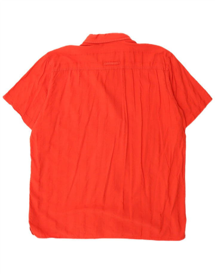 Camisa masculina de manga curta Camel Active 2XL algodão vermelho