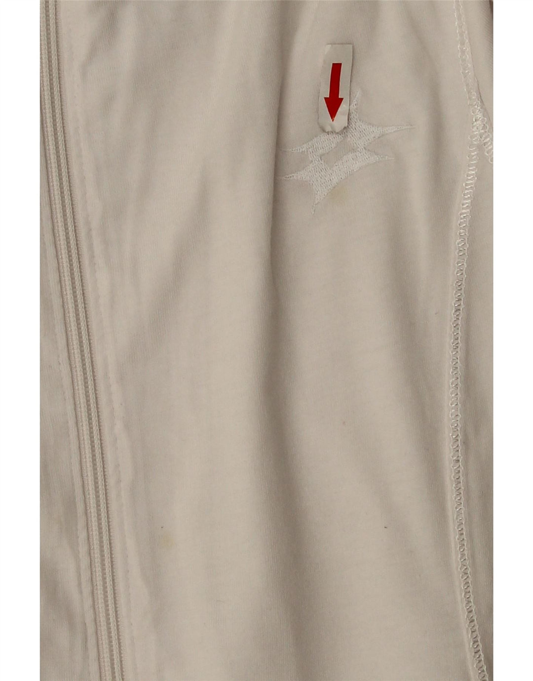 Lotto Womens Tracksuit Top Jacket UK 10 Pequeno Branco