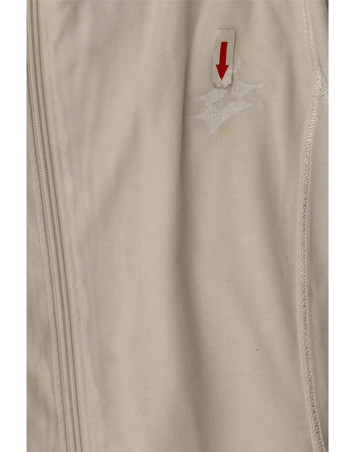 Lotto Womens Tracksuit Top Jacket UK 10 Pequeno Branco