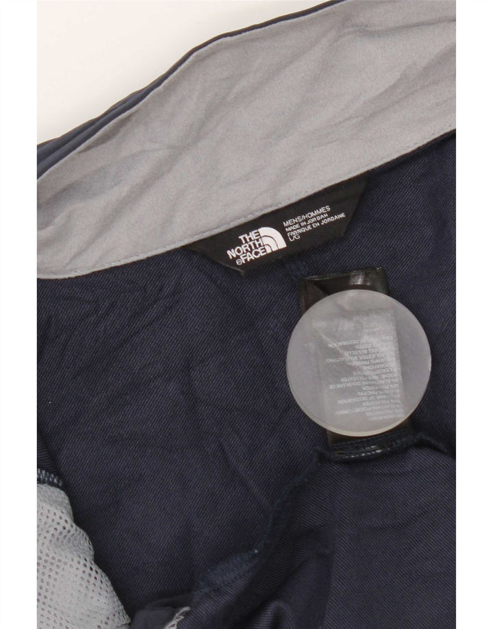 Jaqueta masculina de moletom The North Face grande cinza colorblock poliéster