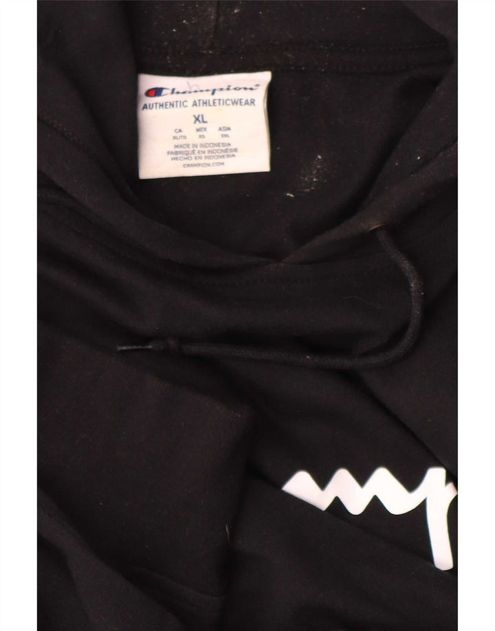Jumper com capuz gráfico masculino Champion XL preto