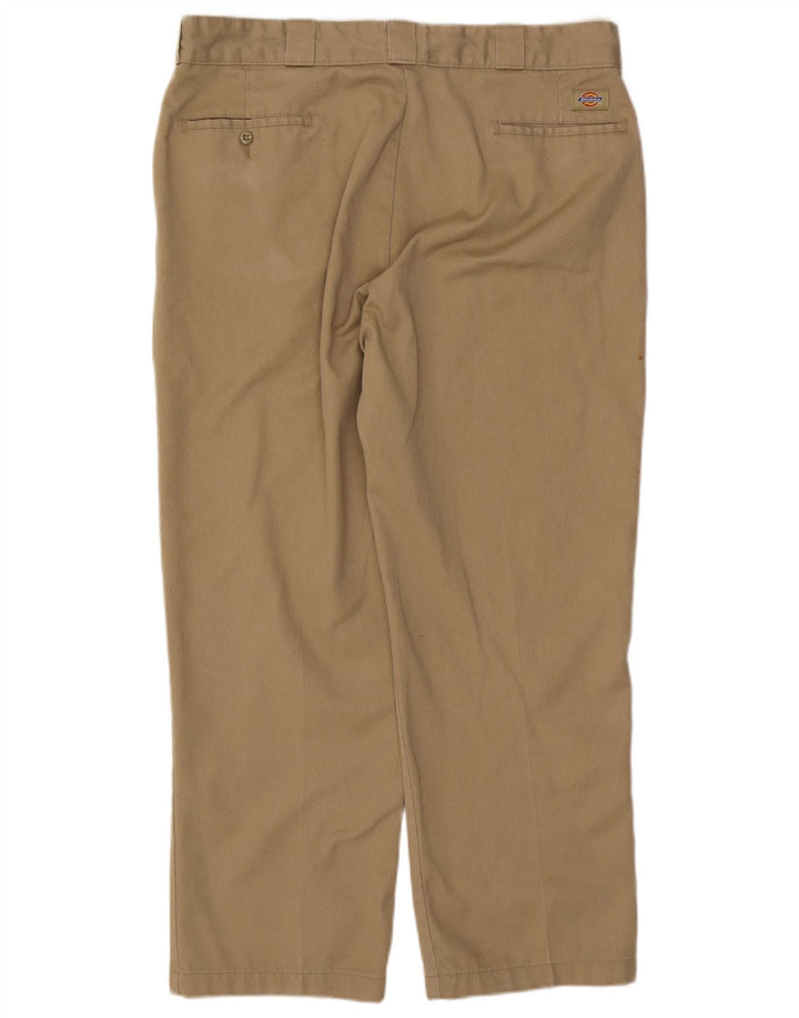 Calças Chino retas masculinas Dickies W36 L28 bege