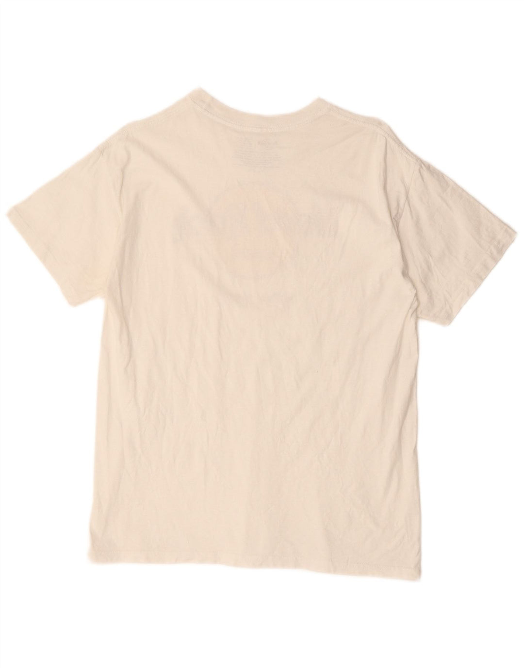 Camiseta feminina HARD ROCK CAFE com estampa gráfica Reino Unido 14 algodão branco médio