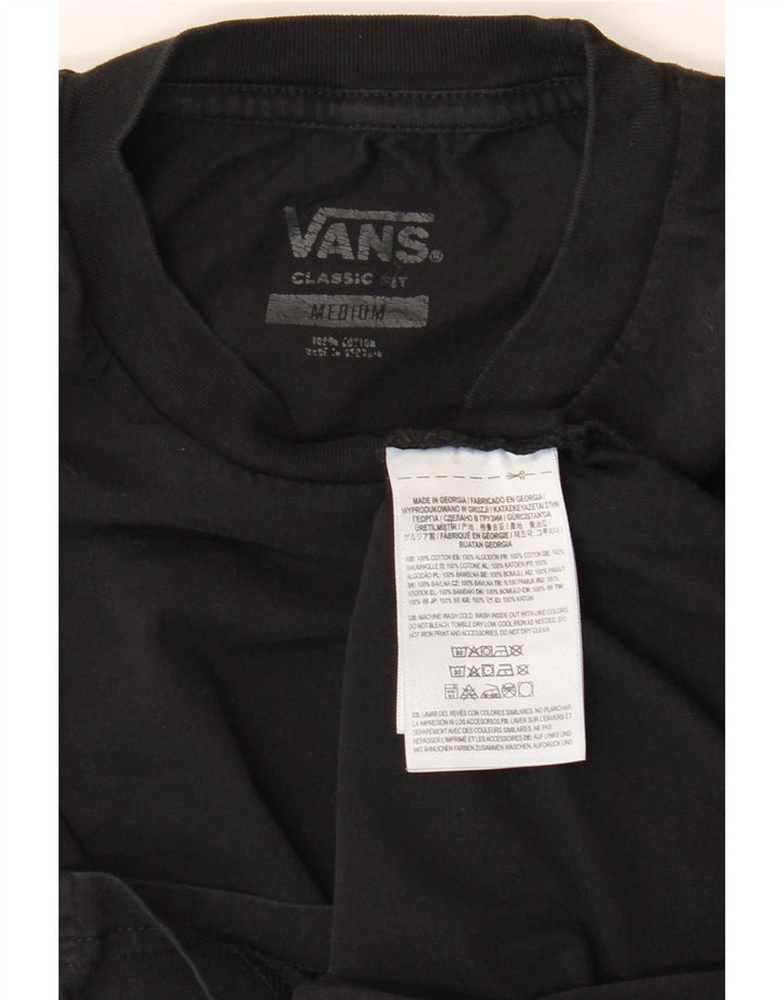 Camiseta Vans Masculina Classic Fit Top Médio Algodão Preto