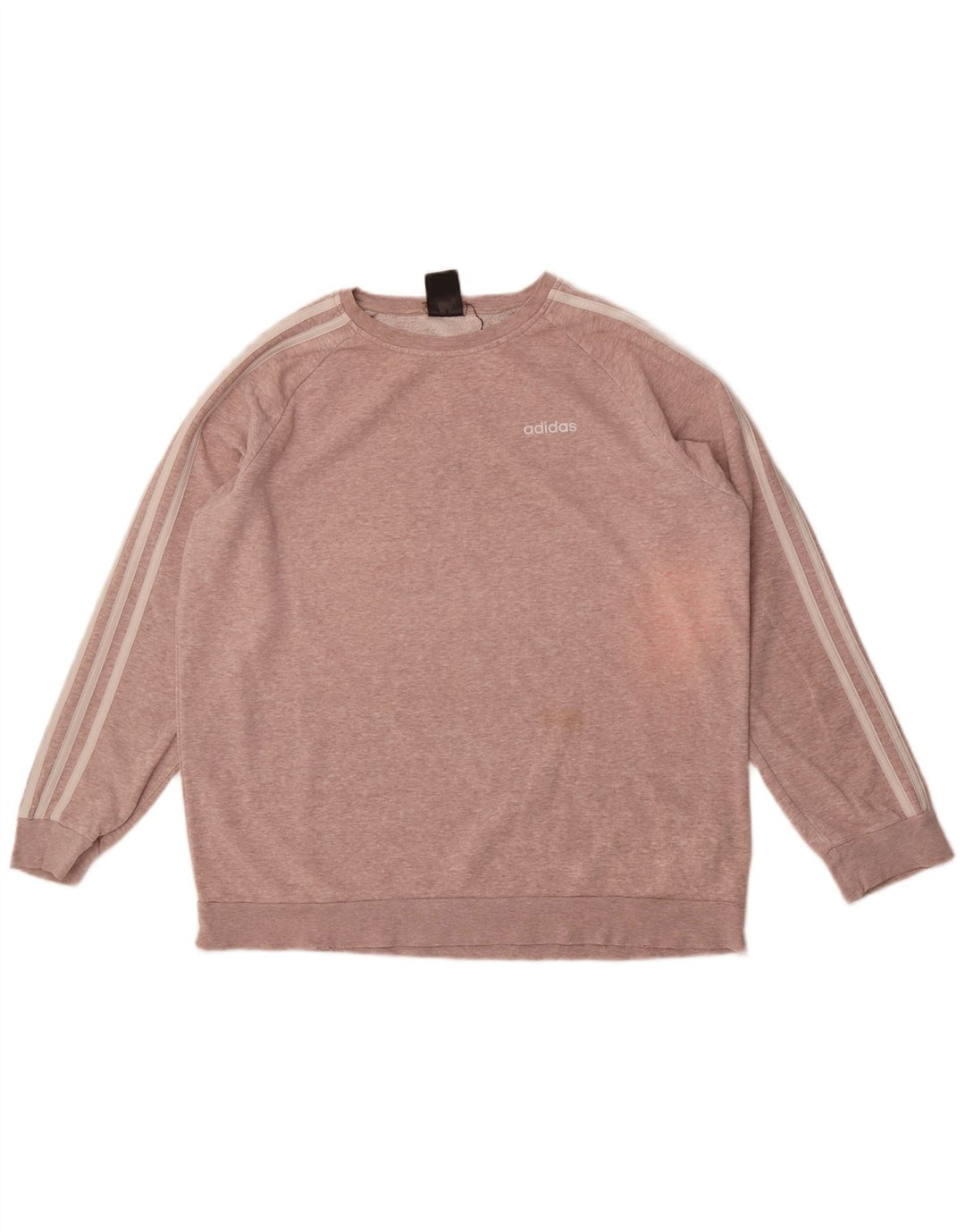 Adidas Mens Moletom Jumper Grande Algodão Rosa