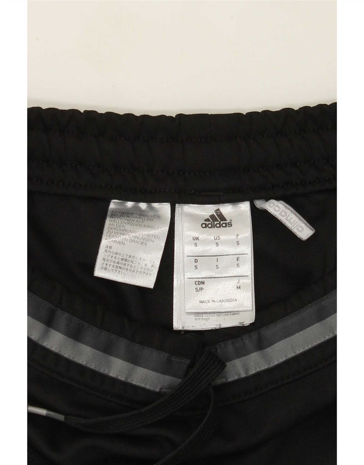 Adidas masculino climacool gráfico calças de treino pequeno poliéster preto