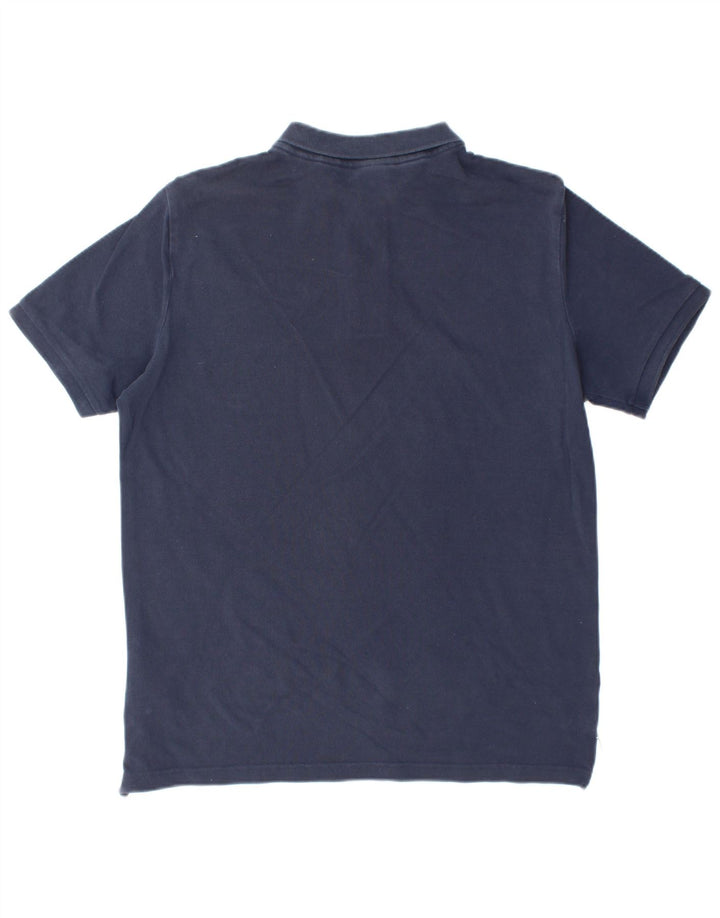 Camisa polo masculina NIKE médio azul marinho algodão
